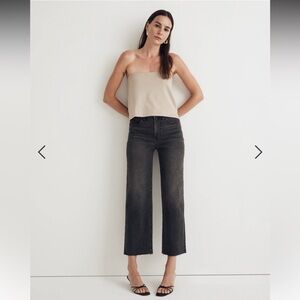 Madewell perfect vintage Jean wide leg crop